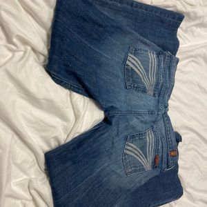 Seven barrel racing jeans boot cut low rise